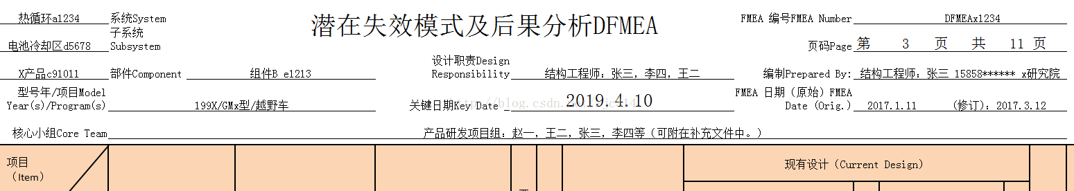 高阶篇：4.2.1）DFMEA框架搭建，填写项目与要求-mdmodule
