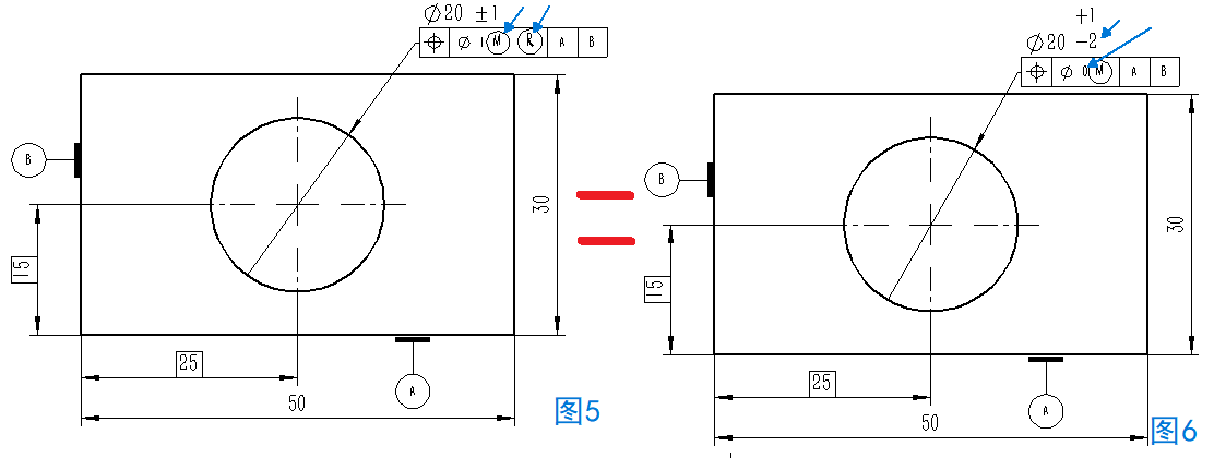 基础篇：6.10）形位公差-包容原则与可逆原则的标注步骤全解-mdmodule